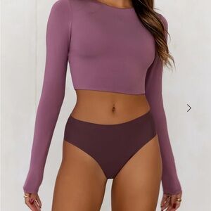 Hello Molly Base long sleeve- Mauve